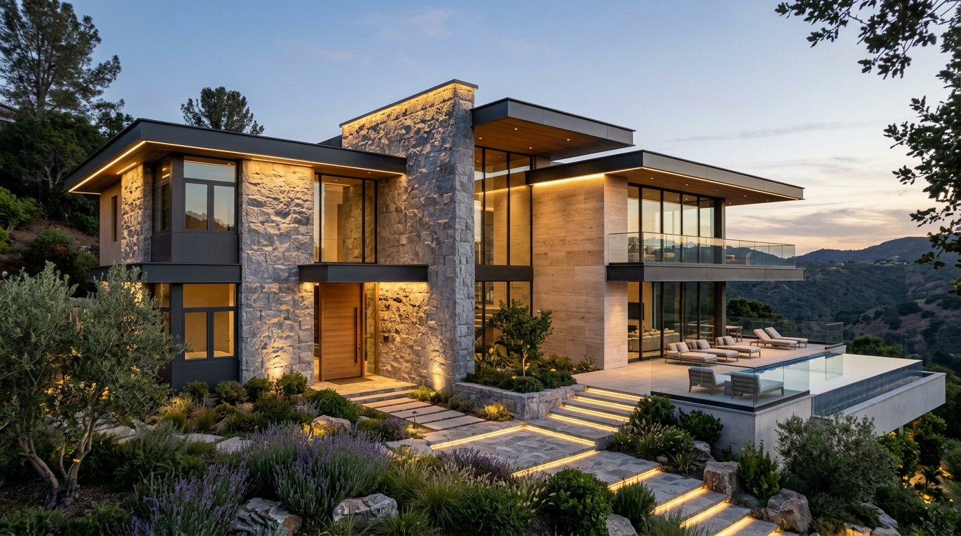Elevation Stone Cladding Hayathnagar
