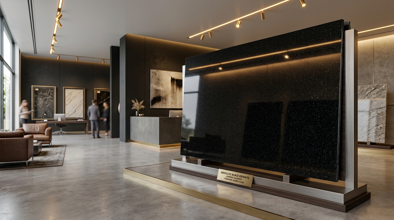 Absolute Black Granite Slabs Hayathnagar